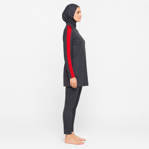 Conjunto de Burkini para Mujer, Diseño Cómodo y con Buen Cobertura, Secado Rápido, Ecológico, Ligero, Tela de Spandex/Poliéster, Fácil Movimiento, Piscina - Product Image 5