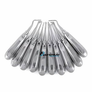 ชุดเครื่องมือถอนฟันแบบแมนนวล Asterium Instruments รุ่นพรีเมียม ออกแบบตามหลักสรีรศาสตร์ สำหรับการผ่าตัดถอนฟัน ทำจากสแตนเลสสตีล - Product Image 3