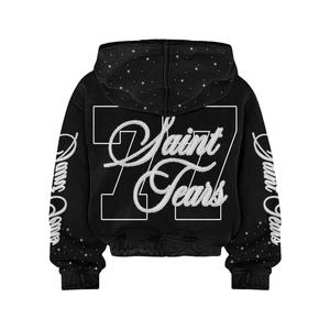 เสื้อฮู้ดดี้ผ้าฝ้ายแท้ 100% ทรงหลวม คุณภาพสูง สำหรับผู้ชาย ผ้าเฟรนช์เทอร์รี่ ทรงปกติ สวมใส่สบายในฤดูหนาว - Product Image 4