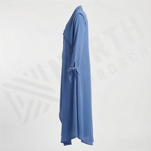 Venta al por Mayor de Abayas Modestas y Sencillas Personalizadas para Mujer, Talla Grande, Vestido Largo Islámico, Ropa, Thobe, Thawb, Prendas de Moda - Product Image 3