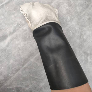 ถุงมือเชื่อมหนังวัวแบบมีลาย - ทนทาน ทนความร้อน ป้องกันเปลวไฟ ป้องกันการลวก สำหรับงานเชื่อมและงานจัดการ - Product Image 2