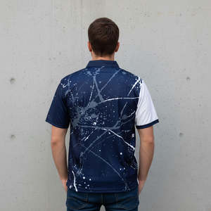 Camisetas Polo de Talla Grande con Diseño Sublimado 2026, 100% Algodón, Cuello Acanalado, Transpirables, para Hombre - Product Image 3