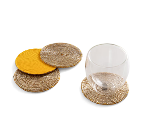 Beaded <b>Coaster</b> 10mm Thick <b>Drink</b> <b>Coaster</b> Embroidery Table Mat Cup Eco-Friendly Customizable Beaded <b>Coaster</b> Best Price - Product Image 4