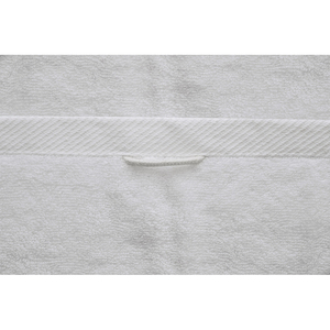 ผ้าขนหนูอาบน้ำสปาแบบทอจากผ้าฝ้ายแท้ 100% เป็นมิตรต่อสิ่งแวดล้อม คุณภาพระดับโรงแรม สีขาว หนานุ่ม ซึมซับน้ำได้ดี - Product Image 3