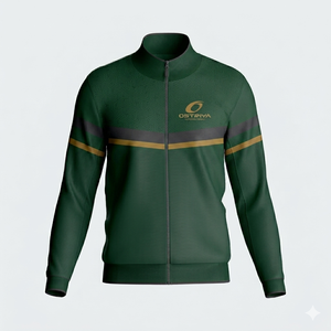 เสื้อแจ็คเก็ตผ้าแคนวาสระบายอากาศได้ดีสำหรับผู้ชาย แบบซิป สไตล์สตรีทแวร์ คอตั้ง โลโก้ด้านหน้า ซับในโพลีเอสเตอร์ ดีไซน์ใหม่ - Product Image 5