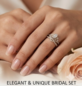 แหวนเพชรทรงลูกแพร์ 1.5 กะรัต ประดับมงกุฎเพชร ชุบทองคำแท้ 14K ได้รับการรับรองจาก IGI เพชรเพาะเลี้ยงในห้องปฏิบัติการ ชุดเครื่องประดับเจ้าสาว แหวนแต่งงานแบบวงแหวนเสริม - Product Image 4