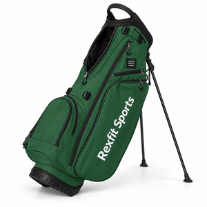 Bolsa de transporte ligera para palos de golf con correa de diseño personalizado, bolsillos de almacenamiento y patas estables para práctica y uso al aire libre - Product Image 3
