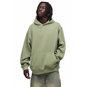 Sudaderas con Capucha de Moda al por Mayor, Personalizadas, de Invierno, Tejido Grueso, Lisas, de Color Sólido, Estilo Hip Hop, Talla Grande, Corte Regular, Tela de Poliéster/Algodón - Product Image 1