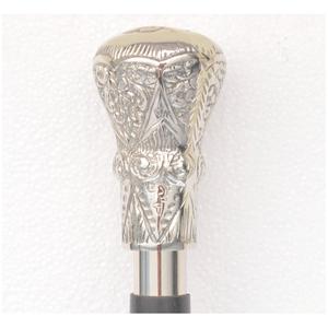 Fancy Walking Stick For Men's Black Cane Eco Friendly And Durable Handmade Walking Stick With Metal Handle Customizable Designs - Product Image 4
