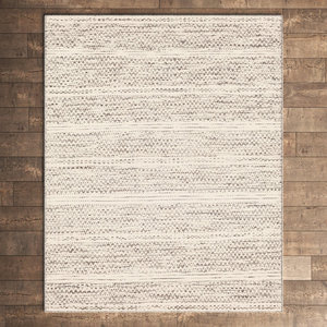 Gorgeous Hot Selling Distressed Linear Cream Area Rug - Modern Ivory Speckled Abstract Carpet Absorbent and Washable for Home - Product Image 5
