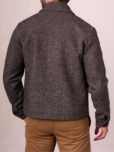 เสื้อแจ็คเก็ตขนสัตว์สีน้ำตาลสำหรับผู้ชาย Ennerdale - Product Image 2