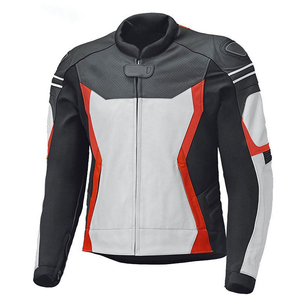 Chaqueta de Motociclismo de Cuero Premium con Logotipo Personalizado, Tallas Grandes, para Deportes y Turismo, Impermeable y Transpirable - Product Image 1