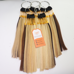 Anillo de muestra colorido para extensiones de cabello humano, anillo de Color con diferente Color - Product Image 3