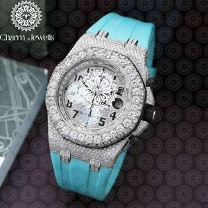 Reloj de Lujo para Hombre Charm_Jewells, Caja de Acero Inoxidable de 40 mm, Movimiento Mecánico Analógico, Cristal de Zafiro, Cronógrafo, Correa Vintage - Product Image 6