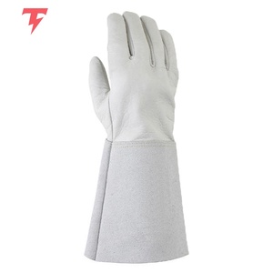 High Performance Customized Leather Cotton Welding <b>Gloves</b> Full Thumb Welders Men <b>Women</b> TIG Use Molten Metal Splash Protection - Product Image 2