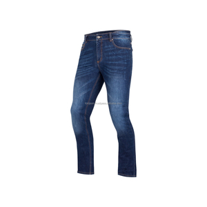 Jeans de moto doublés pour homme, pantalons en denim de moto avec protections, service OEM - Product Image 6
