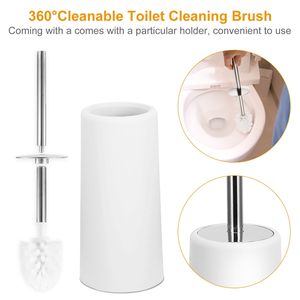 Set Completo di 6 Accessori per il Bagno con Dispenser Sapone, Portaspazzolini, Bicchiere, Portasapone e Strumenti per la Pulizia del WC - Product Image 2