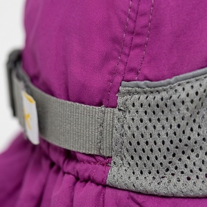 <b>Purple</b> Bucket <b>Hat</b> With Mesh Panel Adjustable Strap Unisex Outdoor Spring Summer Casual Adult <b>Hat</b> - Product Image 6