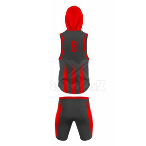 Tissu respirant en polyester écologique extensible et doux, coutures durables, uniforme 7V7 personnalisable pour des séances d'entraînement intenses - Product Image 3