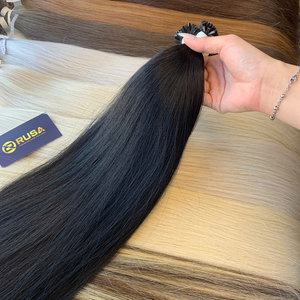 Extensiones de Cabello Virgen Vietnamita Rusa de Punta Plana al por Mayor, Doblemente Tejidas a Máquina, de 10-34 Pulgadas, Hanoi, Unisex - Product Image 2