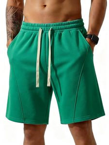 Pantalones Cortos de Forro Polar para Hombre con Cierre de Cordón y Bolsillos Laterales, Cómodos y Casuales, con Opciones de Logotipo Personalizado - Product Image 5