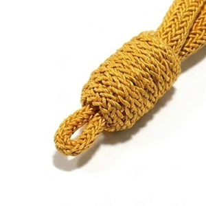 Ceremonial Uniform <b>Cap</b> Cord Gold Metallic <b>Peaked</b> Braided <b>Cap</b> Cord for Headwear Twisted Cord - Product Image 6