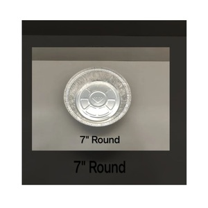 Contenedor Redondo de Papel Aluminio de Alta Calidad, 7 Unidades, para Catering, Fiestas y Eventos, Disponible a Precio de Mayoreo - Product Image 1