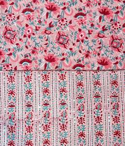 Telas Estampadas a Mano 100% Algodón, Materiales Textiles para el Hogar, Tela para Confección de Vestidos Étnicos Indios, Material Hecho a Mano - Product Image 5