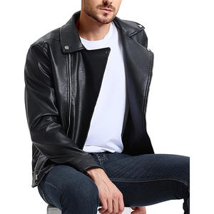 Chaqueta de Motocicleta de Cuero Genuino, Estilo Urbano, Cuello Alto, Impermeable, Resistente al Viento, con Logotipo Personalizado en la Parte Delantera - Product Image 6