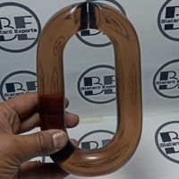 Chaînes de maillons en résine transparente colorée pour projets de décoration murale DIY, accessoires de rideau style ange pour séparateur de pièce