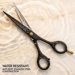 Ciseaux de coiffure professionnels Morje Surgical en acier inoxydable 440C, lame tranchante, manche moyen, pour droitiers, légers, pour salon - Product Image 3