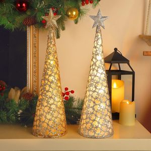 Decorazioni da Tavolo a LED a Forma di Stella, 10 LED a Batteria, Luci Natalizie per Interni, per Natale, Ringraziamento, Matrimoni e Feste - Product Image 3