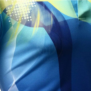 เสื้อโปโลพิมพ์ลายซับลิเมชั่น เสื้อโปโลแฟชั่นผู้ชาย ดีไซน์ทันสมัย เนื้อผ้านุ่ม สวมใส่สบาย เสื้อฤดูร้อน - Product Image 6