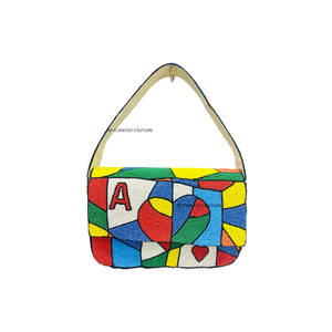 Bolso de Hombro Bordado con Cuentas de Flores Multicolores Personalizado, Bolso de Verano para Mujer de Estilo Bohemio Hecho a Mano con Asa Única - Product Image 6