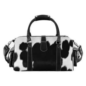 Sac de voyage de luxe en cuir de vachette pleine fleur, sac de week-end en cuir véritable, sac de nuit, sac de sport et de gym OEM ODM - Product Image 2