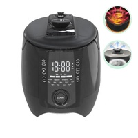 Cuisinière électrique au design moderne avec triple protection de sécurité, chauffage à 360 degrés, 5 L, poignées amovibles, 13-en-1