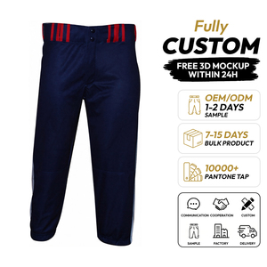 Pantalon de sport unisexe personnalisé en polyester sublimé, respirant, à rayures, avec fermeture éclair, coupe ajustée, antibactérien, toutes saisons, pour adulte - Product Image 1