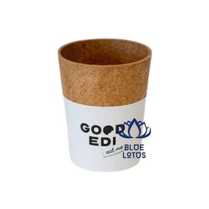 Tazza da Caffè Commestibile di Alta Qualità, Ecologica, Biodegradabile, a Prova di Perdite, in Wafer Croccante per Bevande Calde, BLUE LOTUS, Non Tossica, Adatta al Congelatore - Product Image 1
