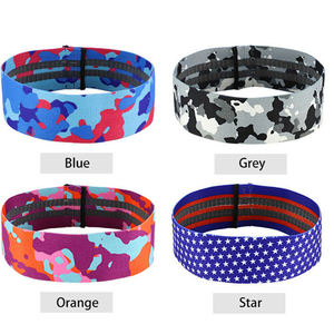 Bandas de resistencia multifuncionales mejor valoradas para ejercicios en casa, entrenamiento de fuerza para muñecas, piernas, glúteos y brazos, de poliéster. - Product Image 5