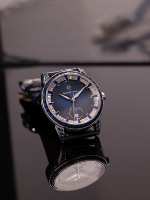 Jam Tangan Mekanik Pria 40mm Kulit 9081S-05 dengan Tali Baja Tahan Karat, Kristal Safir, Alexander Ferros Otomatis Sport 5BAR Tahan Air.