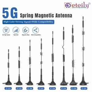 ETEILY ET-5G9M-1L3-SMS-S17 Antenne magnétique à ressort 5G 9dBi de qualité supérieure, câble RG174 (3m) + connecteur SMA (M) St. Certifié IP65 - Product Image 5