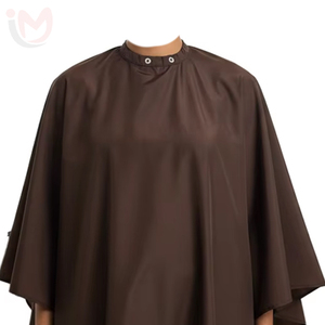 IMANS ENTERPRISES Capa de Peluquería Negra Sólida, Poliéster Resistente al Agua, Ecológica - Product Image 2