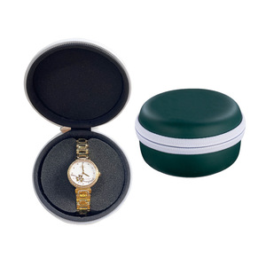 Étui de rangement portable pour montre, coque rigide en PU, fermeture éclair, boîte en EVA - Product Image 2