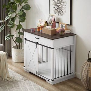 Small to Medium Dog <b>Crate</b> Furniture Indoor Kennel for Puppies Pet Cage - Product Image 4