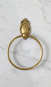 Anillo Porta Toallas Redondo de Latón para Montar en la Pared, Accesorios Modernos para el Hogar, Decoración de Baño, Toallero de Lujo con Acabado Duradero Antioxidante - Product Image 4