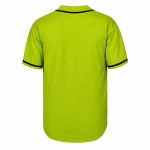 Maillot de baseball personnalisé pour homme adulte, col rond, 100 % polyester, haute qualité, personnalisable, séchage rapide, respirant, confortable, le meilleur - Product Image 4