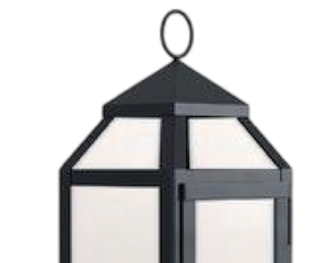 Lanterne décorative moderne en métal pour l'extérieur, style moderne, porte-bougie, support à bougie, finition noir mat, personnalisable - Product Image 5