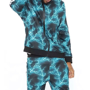 Traje Deportivo de Algodón Grueso para Hombre, de Alta Calidad, Elástico en Cuatro Direcciones, de Secado Rápido, Transpirable, Ecológico, Informal, Personalizado - Product Image 3