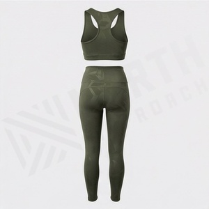 Ropa Deportiva de Poliéster de Alta Calidad, Personalizada al por Mayor, Ropa de Gimnasio para Mujer, Conjuntos de Yoga Transpirables, Ropa Deportiva Activa - Product Image 2