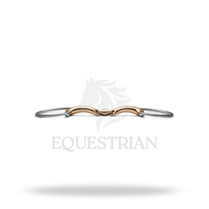 Mors d'entraînement Eggbutt Savor Gold Snaffle pour le contrôle équestre - Product Image 3
